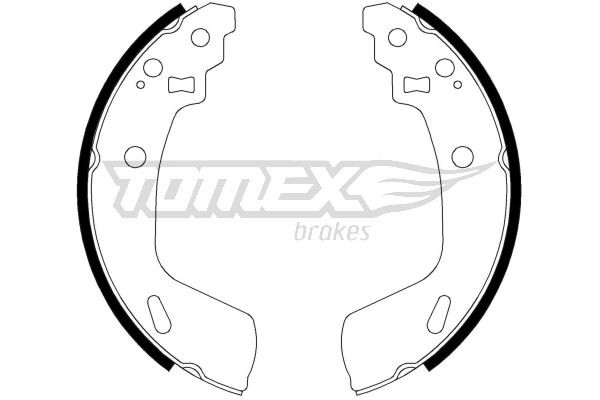 TOMEX Brakes Bremsbackensatz